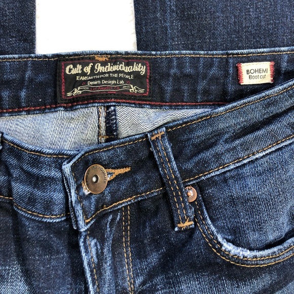 Cult of Individuality Bohemi Bootcut Jeans with Swarovski Crystals - Picture 6 of 8